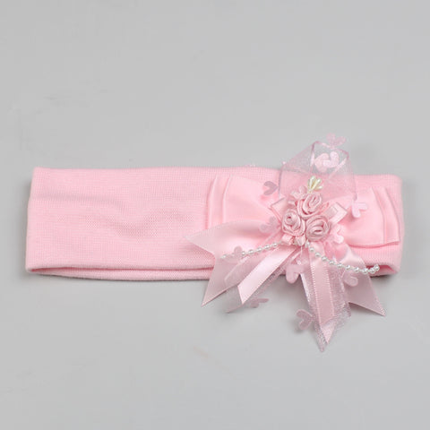 baby girls pink headband