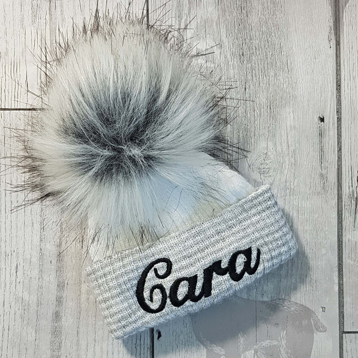 Personalised First Size Baby Pom Hat Unisex Newborn