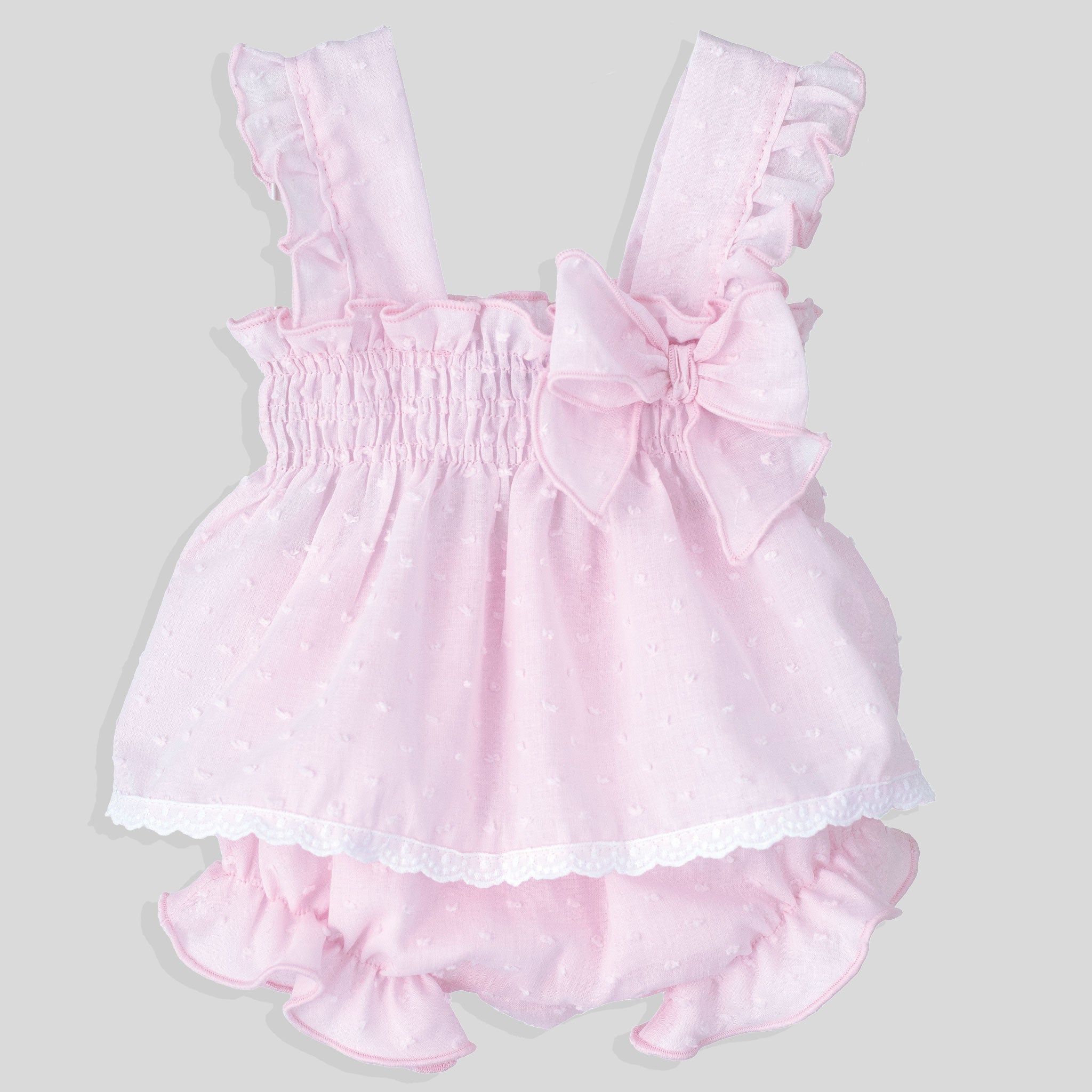 baby girls pink summer dress calamaro