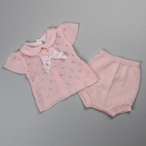baby girls knitted outfit