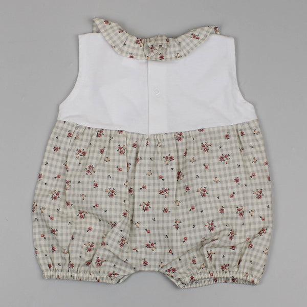 Baby Girls Personalised Romper - Girls Summer Outfit - Pex Vintage