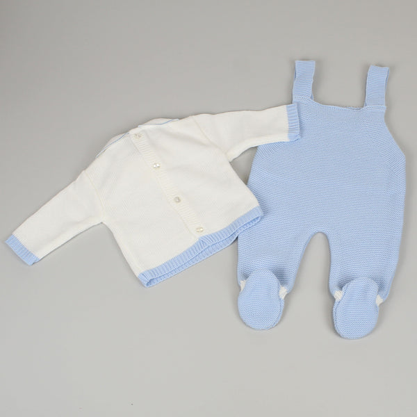 baby boys two piece knitted set