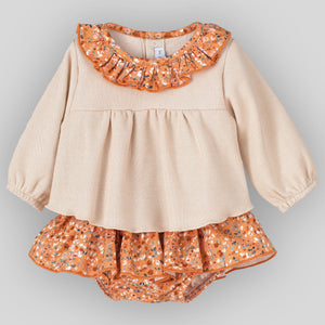 baby girls autumnal two piece outfit