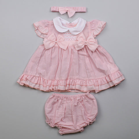 BABY GIRLS THREE PIECE SUMMER DRESS 