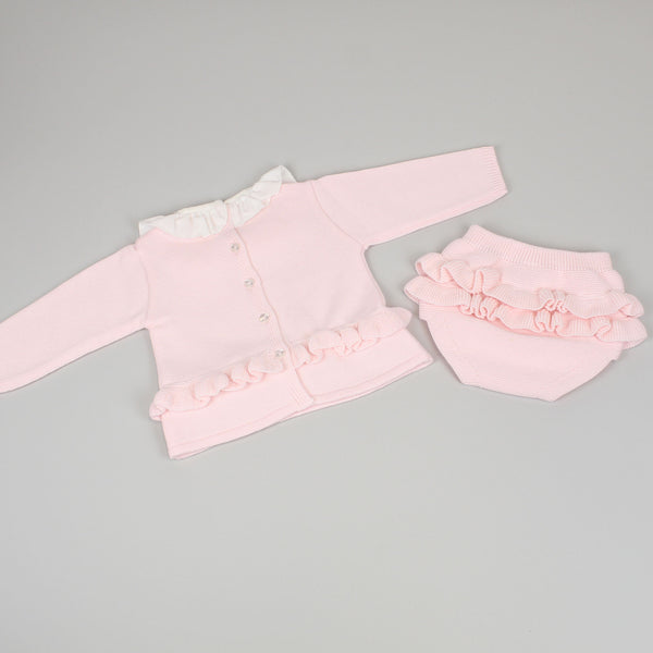 baby girls jam pants and jumper knitted set