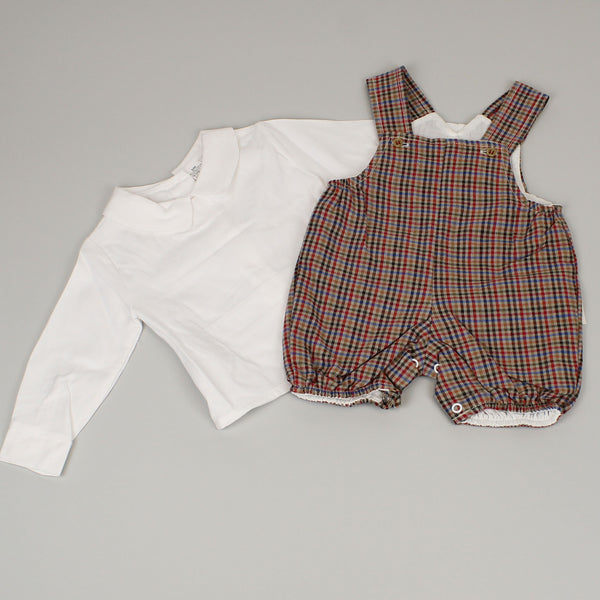 baby boys overalls and shirt