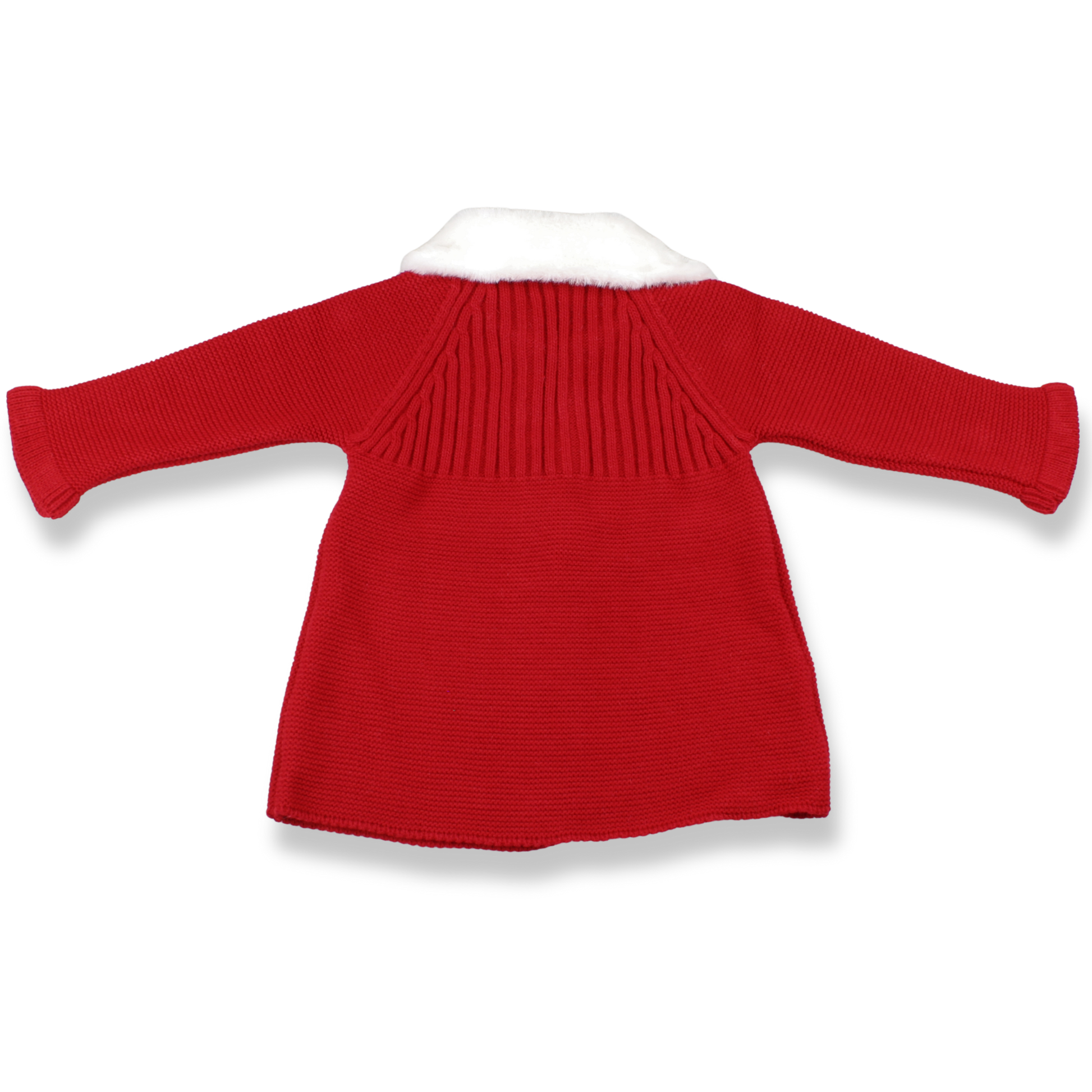 Baby Girls Red Jacket and Bonnet