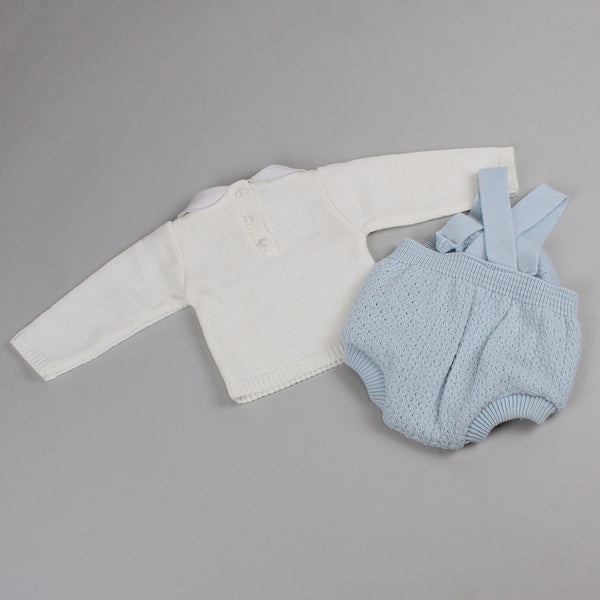 baby  boys knitted dungarees