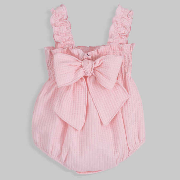 pink baby girls summer romper