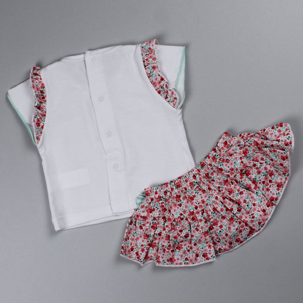 baby girls floral outfit set