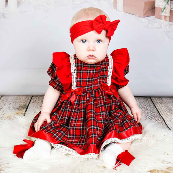 baby girls christmas photo shoot dress