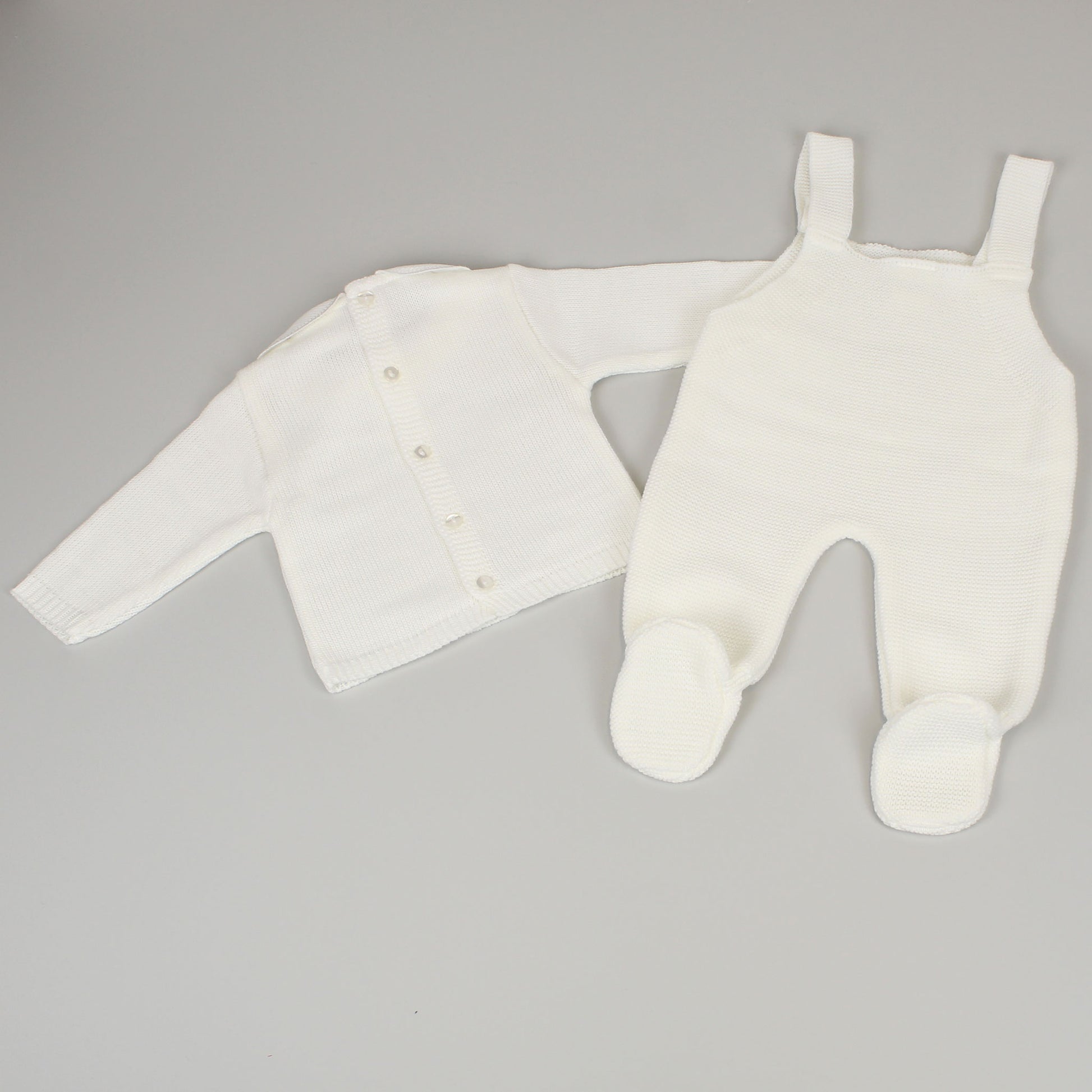 baby unisex knitted outfit with jumper 