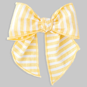 baby girls yellow striped headband 