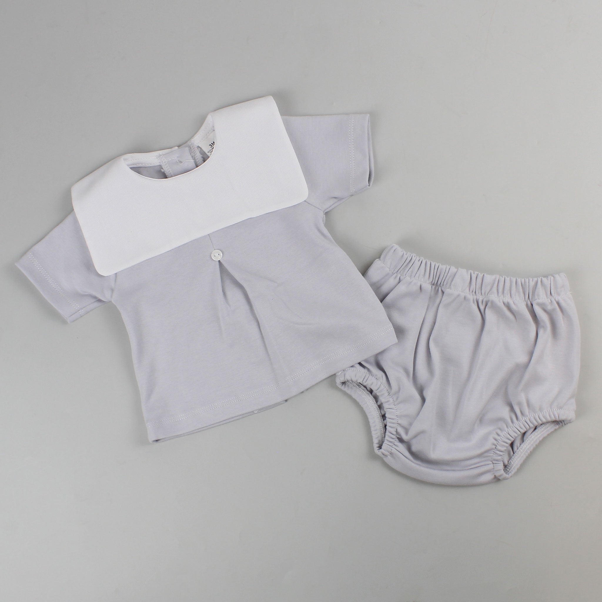 baby two piece grey outfit