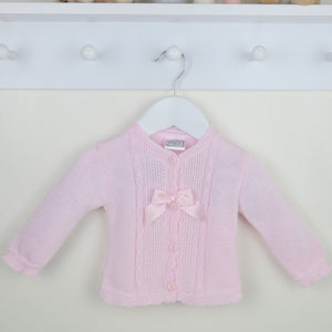 pink pex baby girl cardigan