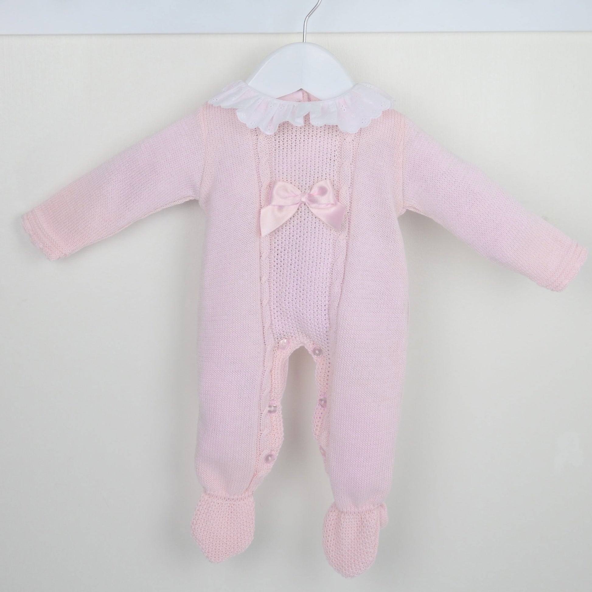 baby girls knitted pex outfit