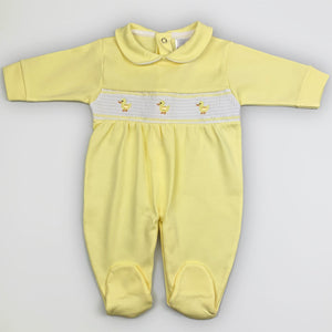 baby chick lemon yellow velour