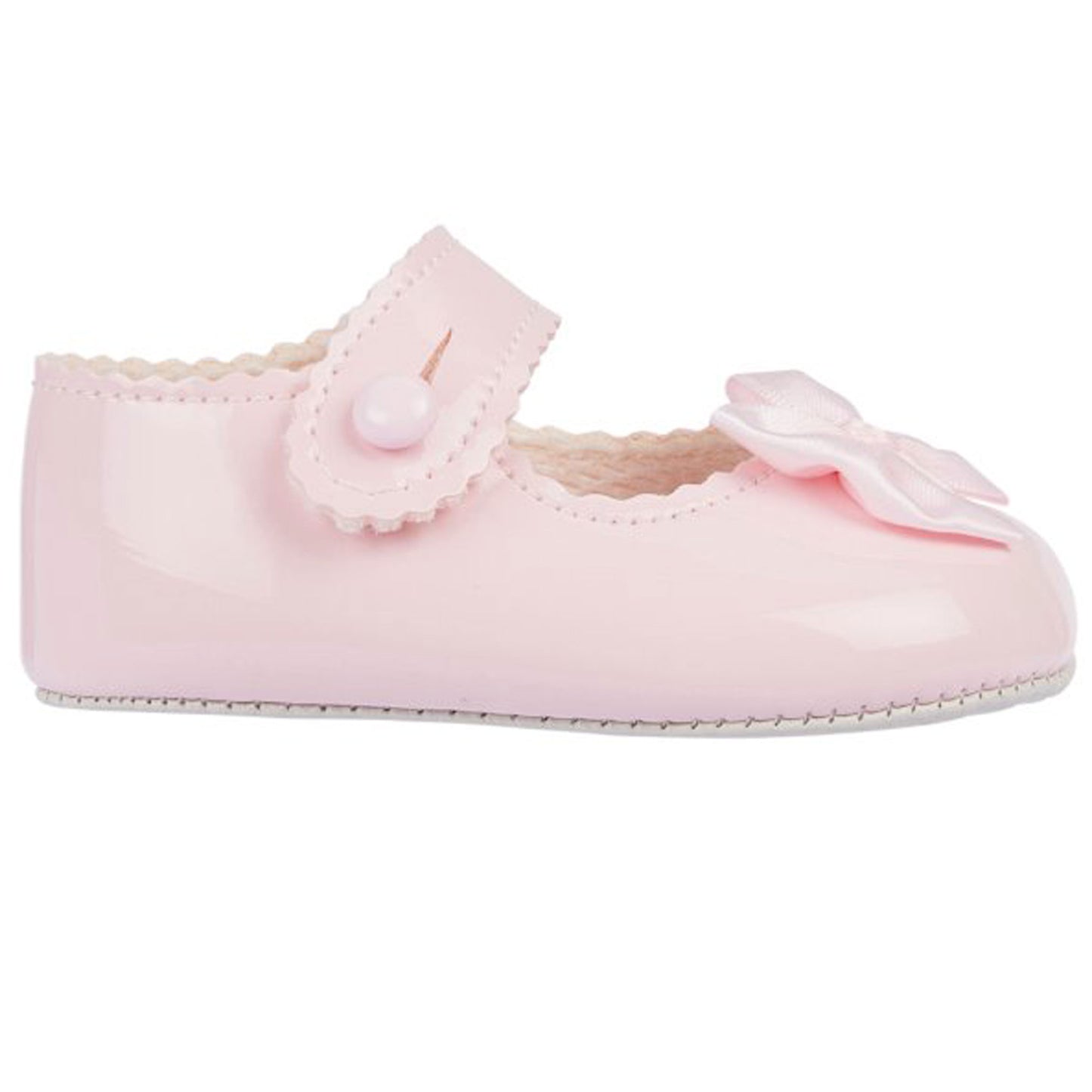 Baby Girl Shoes Baypods Soft Sole Pink Crib Shoes