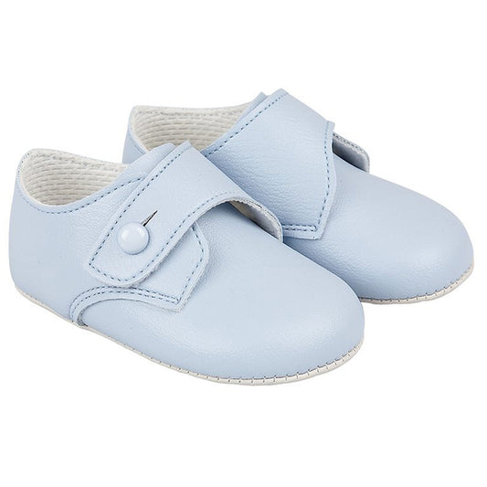 Baby Boy Shoes - Blue Soft Sole Shoes