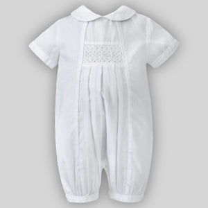 baby boys christening white outfit sarah louise 