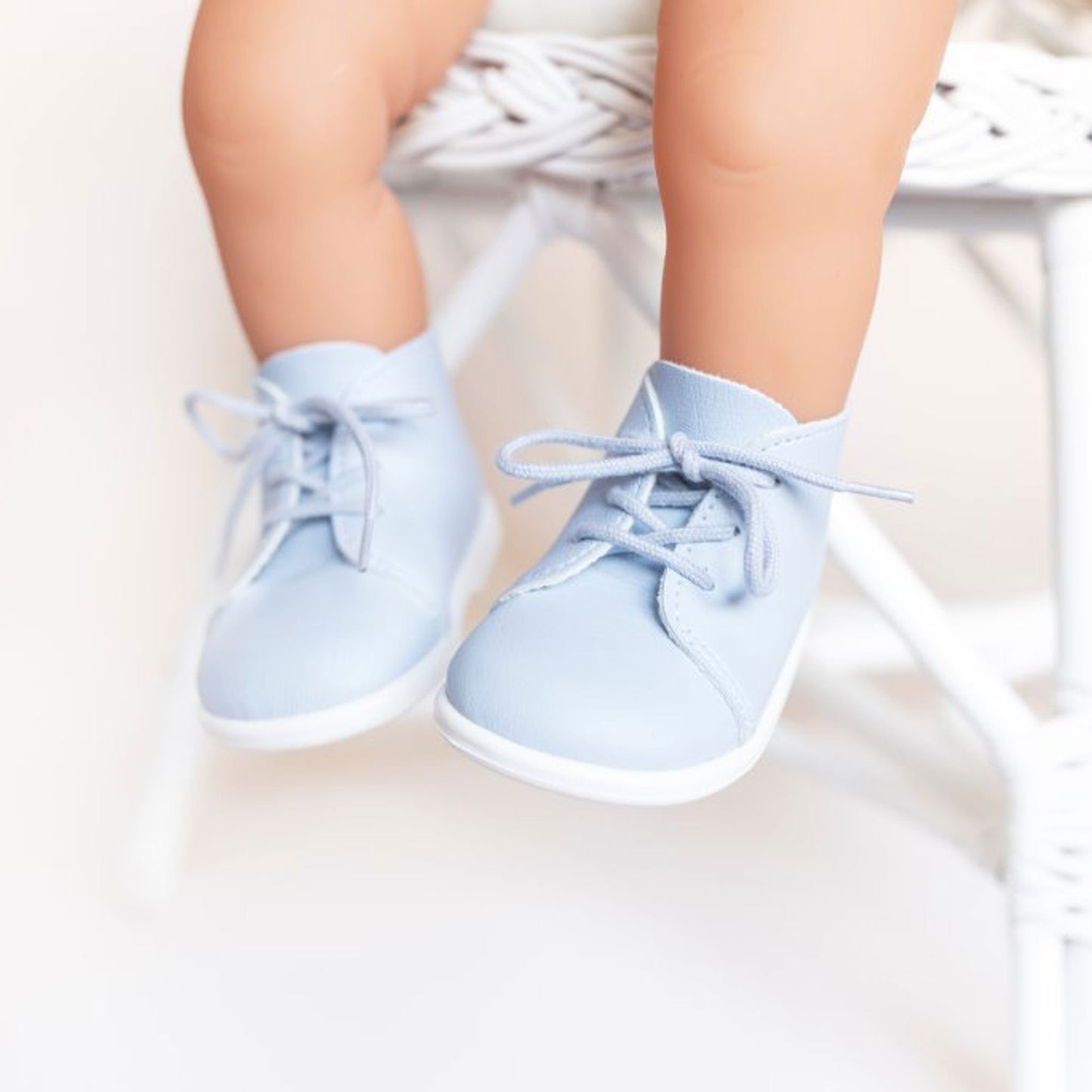 Baby Boys Blue Hard Sole Baypods Boots – Lace-Up Traditional Style