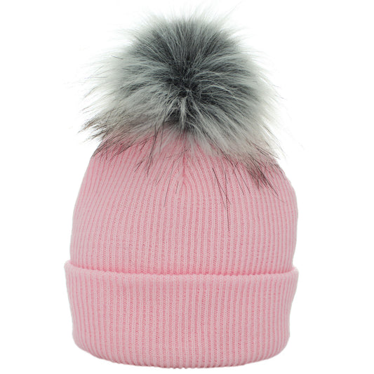 pink baby girls 6-12 hat