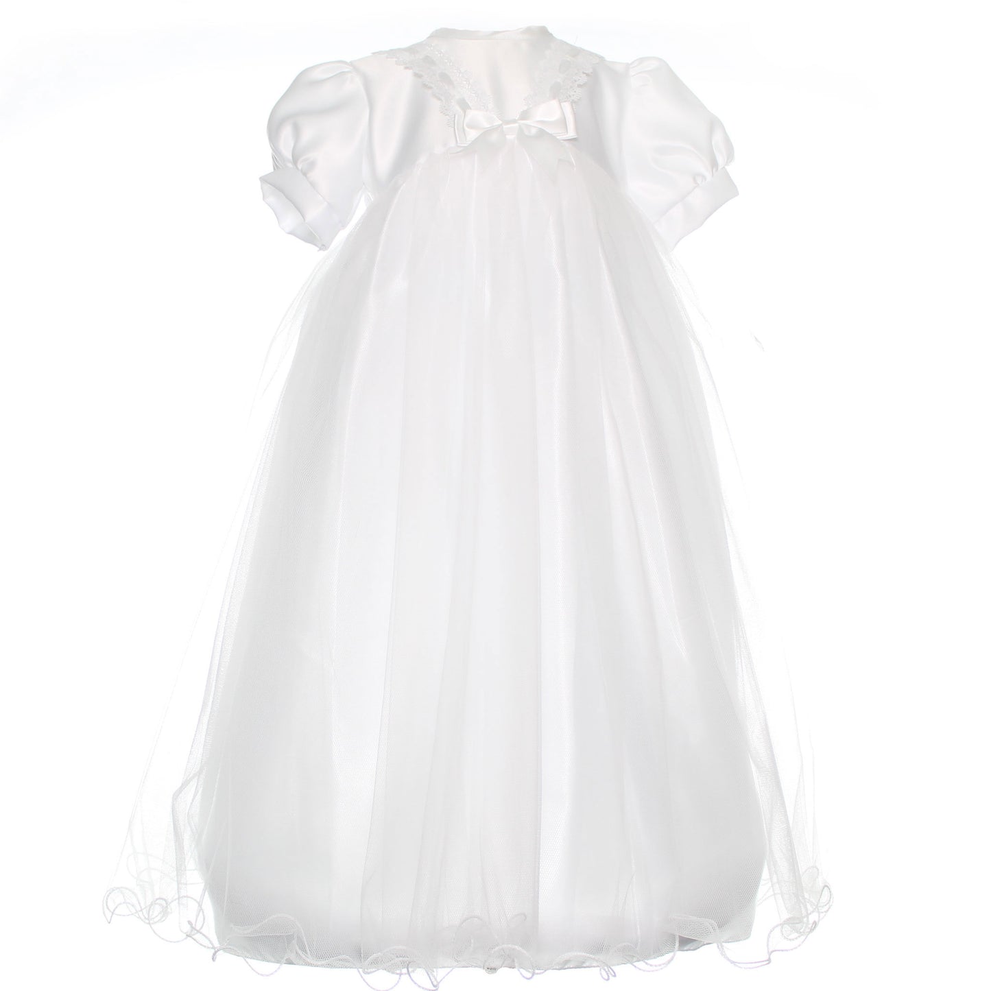 white christening gown