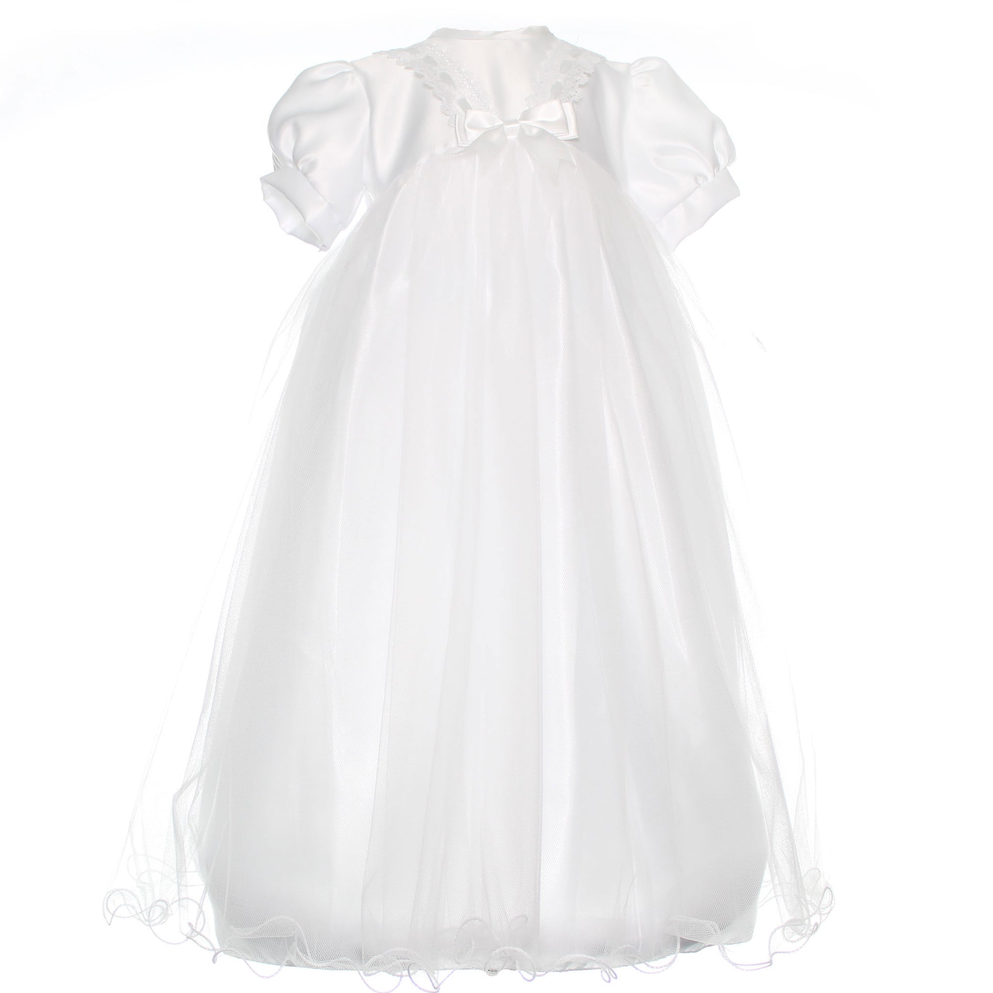 white christening gown