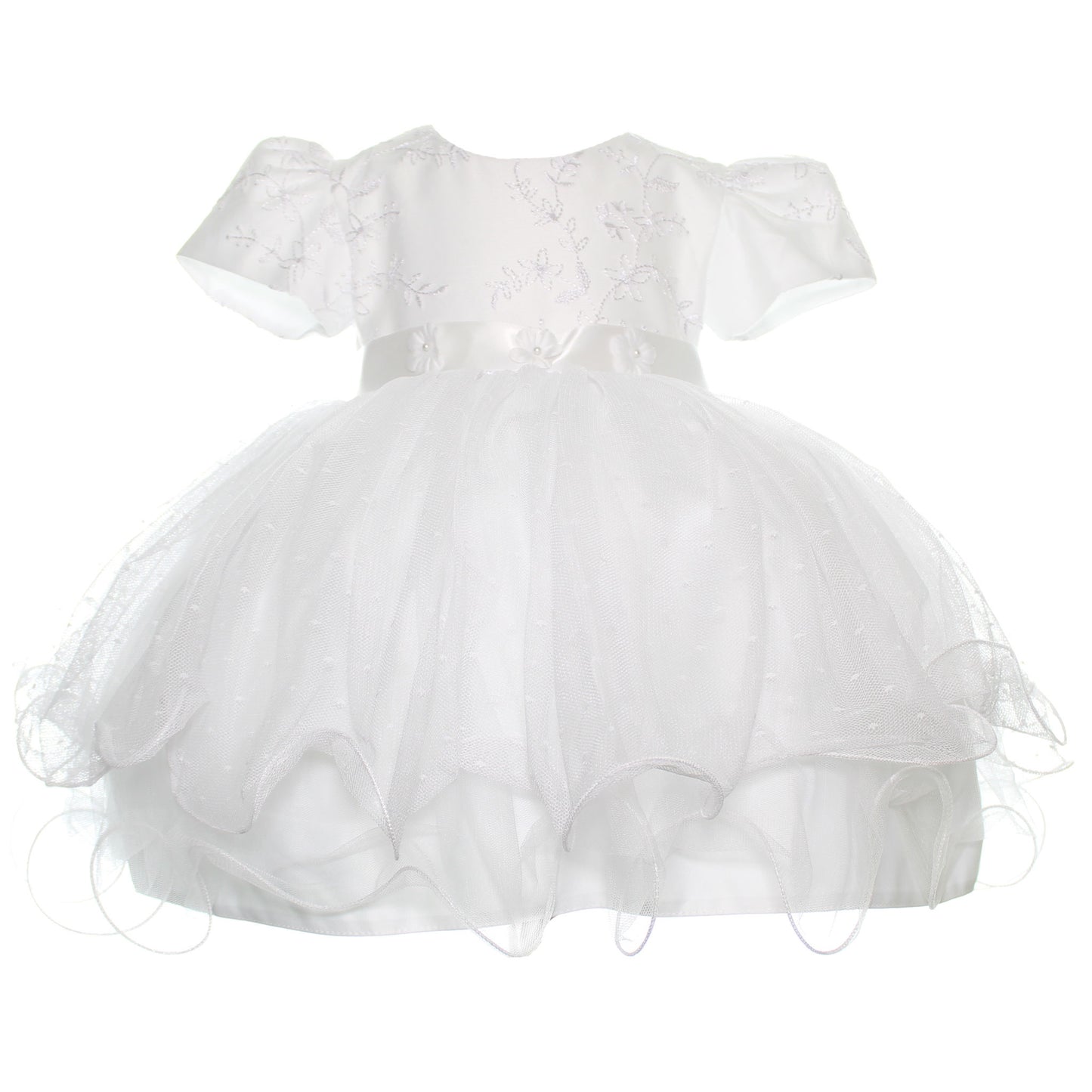 baby girl white christening dress occasion bridesmaid