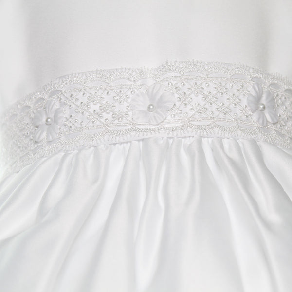 Baby Girls White Occasion Dress with Hat