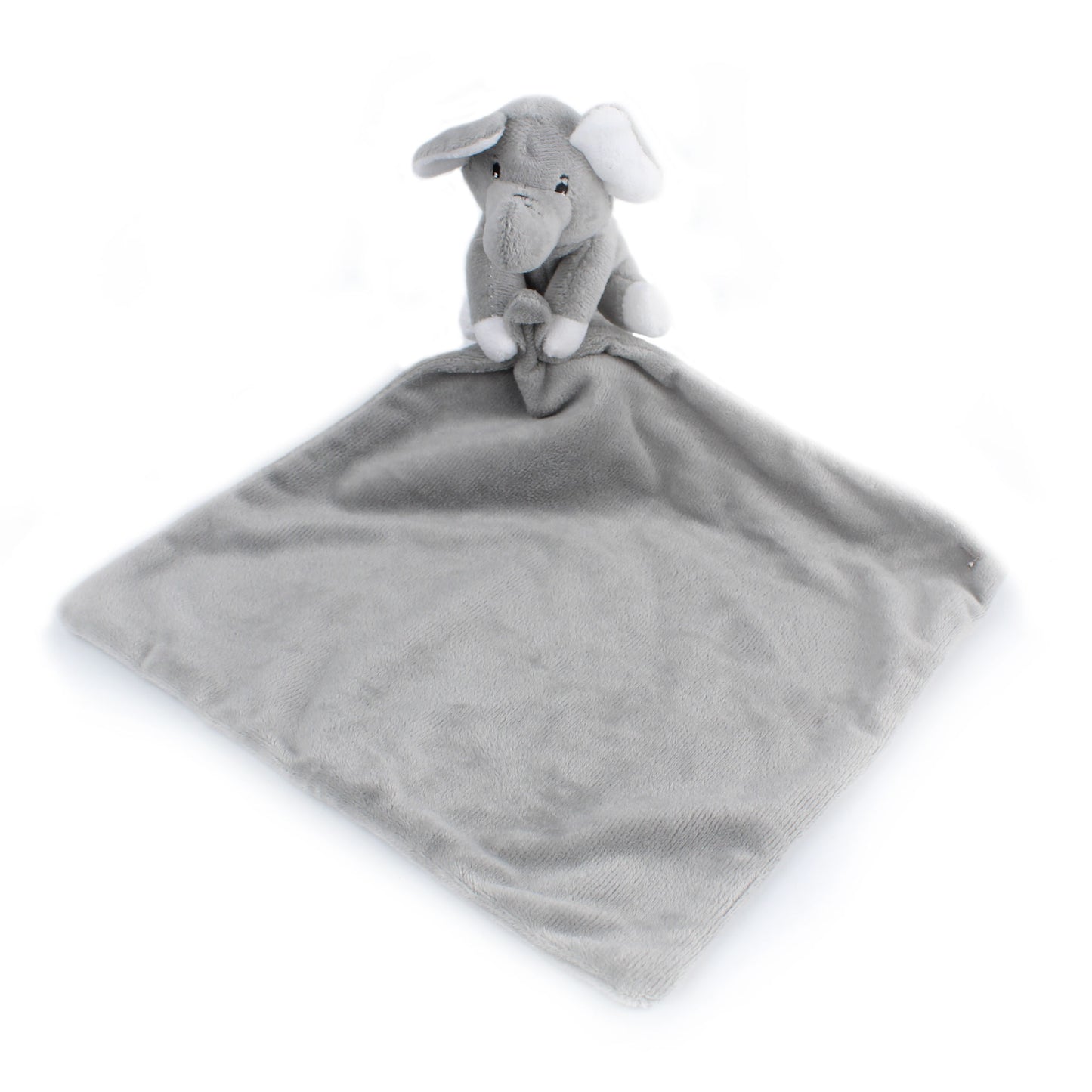 baby comforter grey elephant