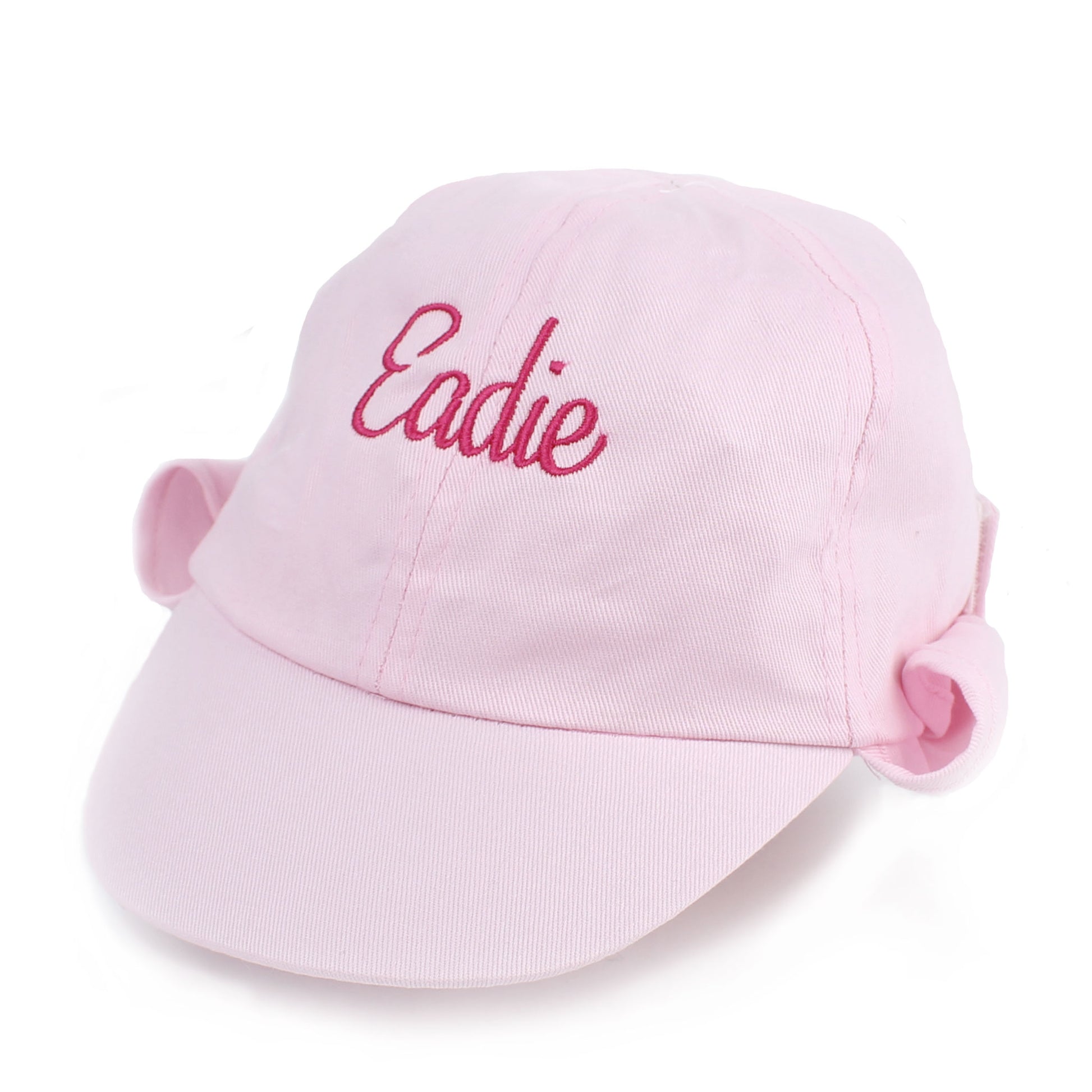 personalised baby sun hat baseball style