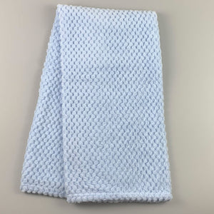 Blue Waffle Texture Baby Blanket