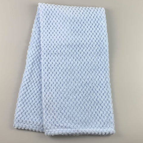Blue Waffle Texture Baby Blanket