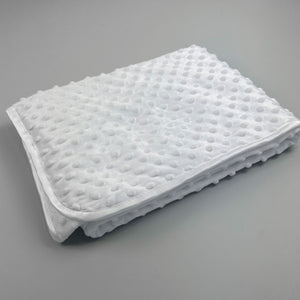 white bubble blanket