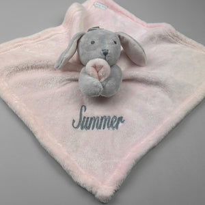 baby girls personalised comforter
