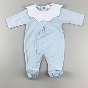 Baby Boys Cotton Sleepsuit - Blue