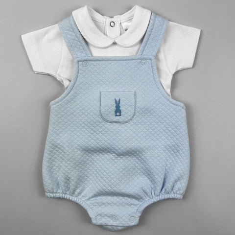 baby boys blue white romper