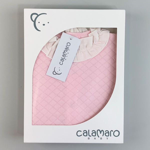 Baby Girls Quilted Outfit - Pink - Calamaro 11005