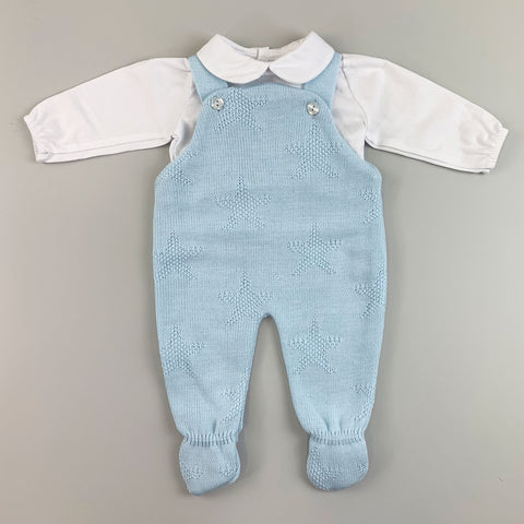 baby boys knitted outfit