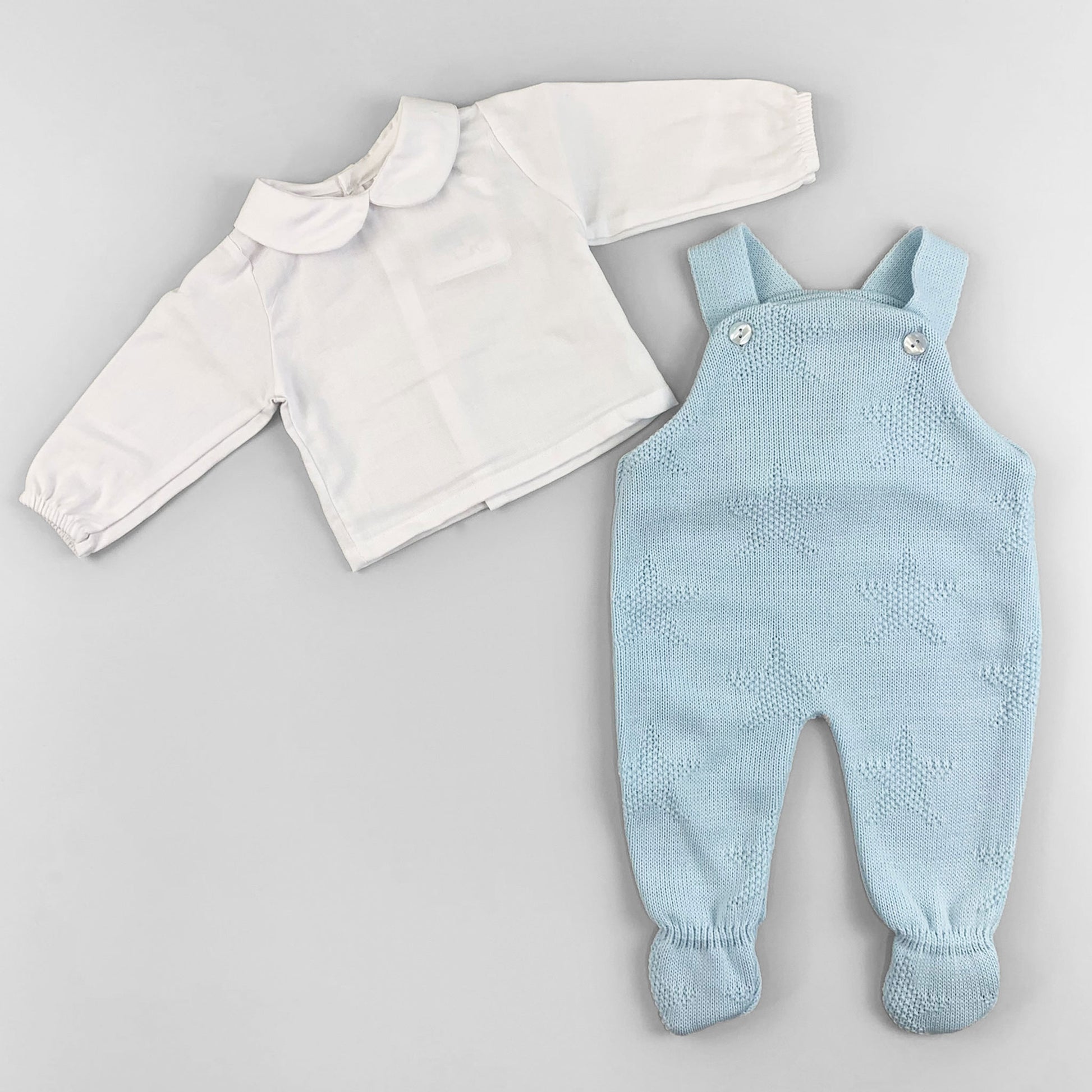 baby kniited two piece outfit