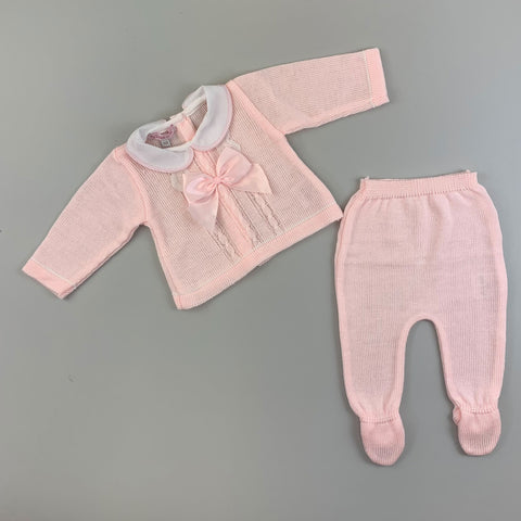 baby girl knitted 2 piece outfit