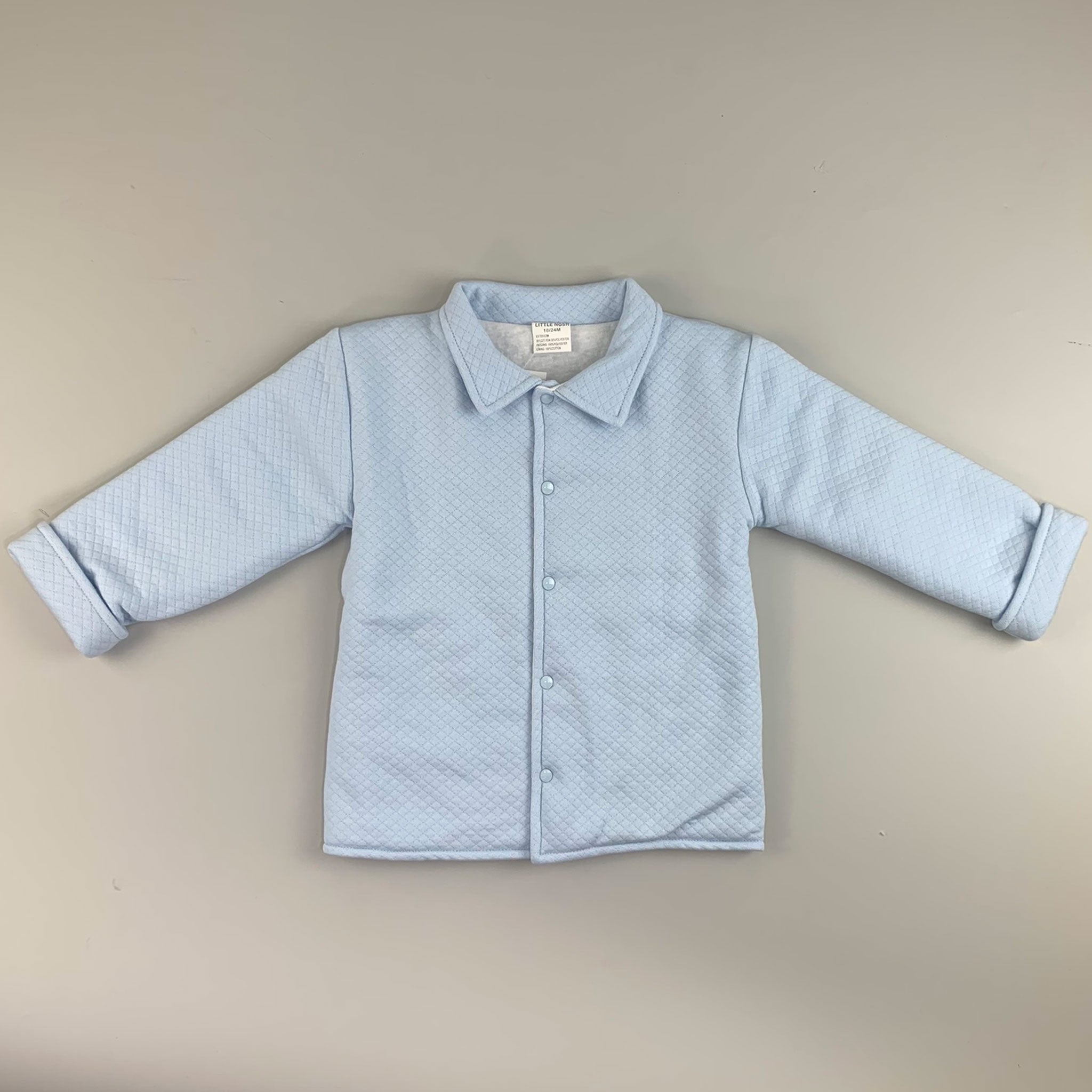 baby boys blue winter coat