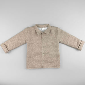 baby boys beige winter coat