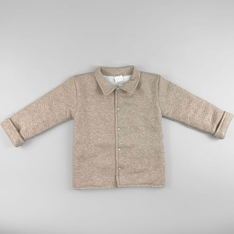 baby boys beige winter coat