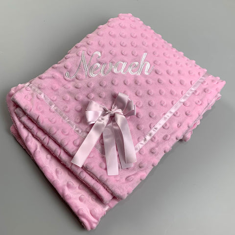 baby girl pink blanket