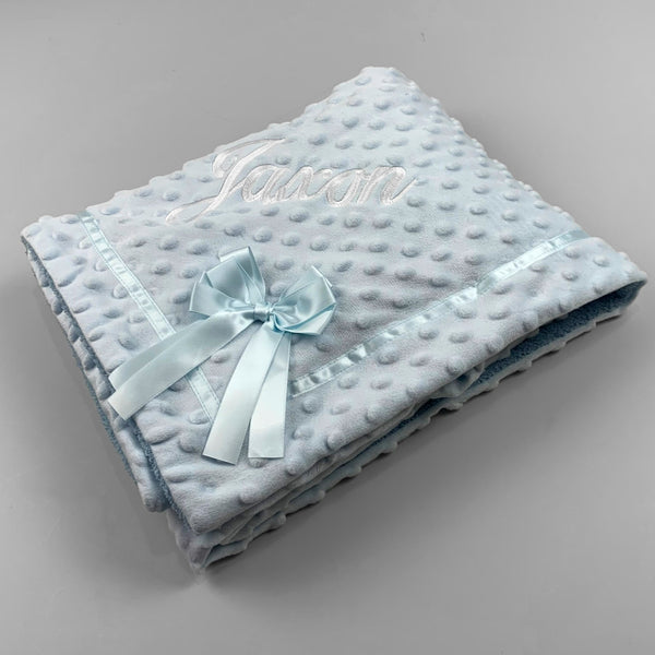 baby boys deluxe blanket personalsied