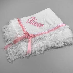 baby girls princess white shawl