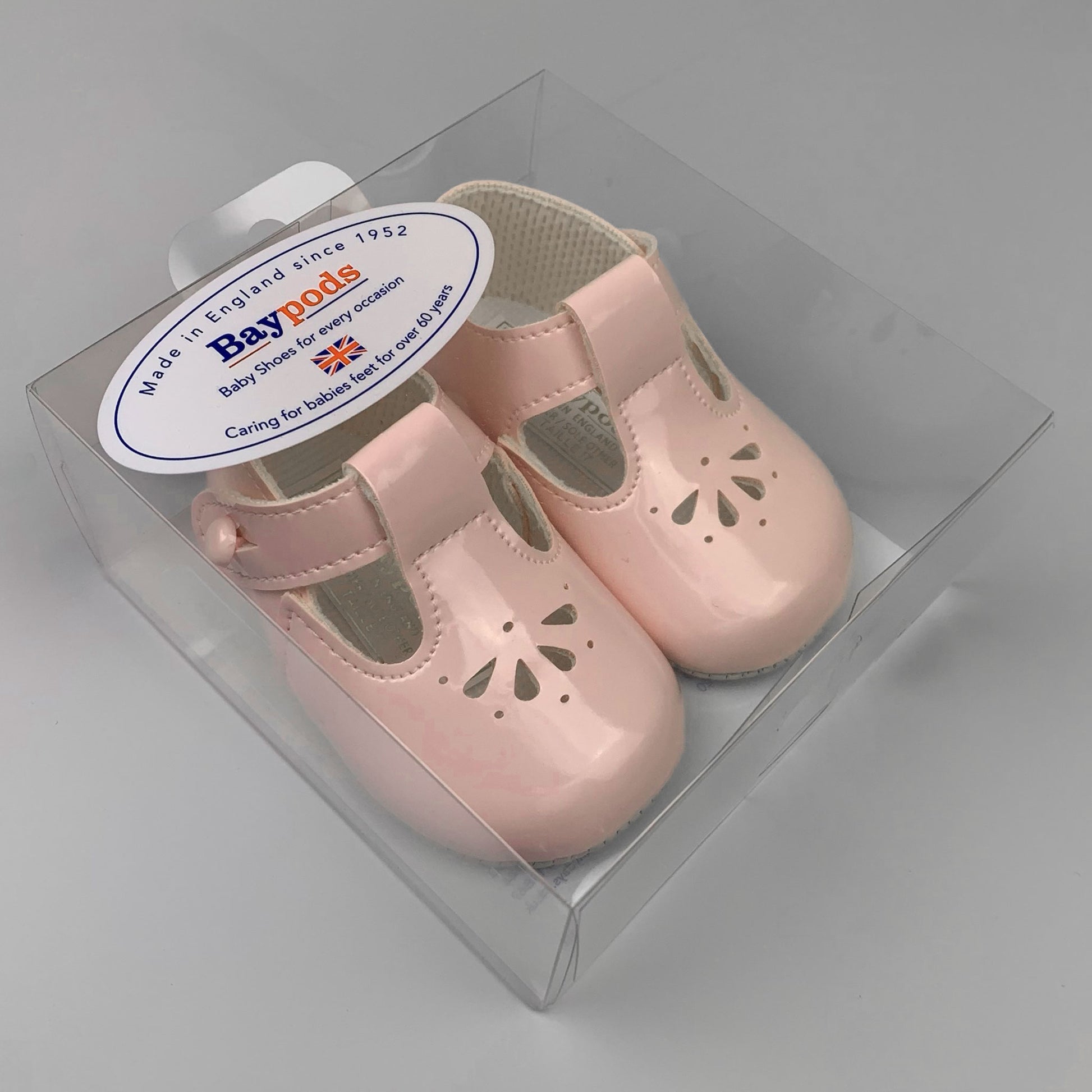 baby girls baypods bow shoes pink