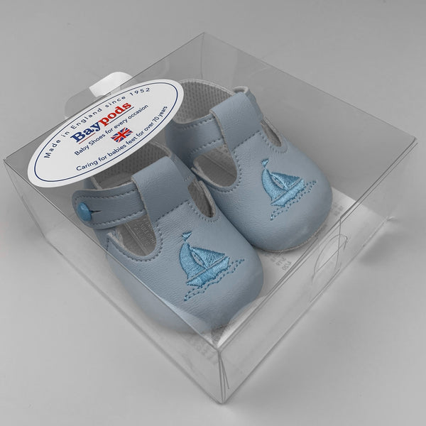 baby boys blue yacht shoes